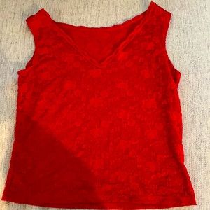 Hanky Panky medium stretchy red camisole